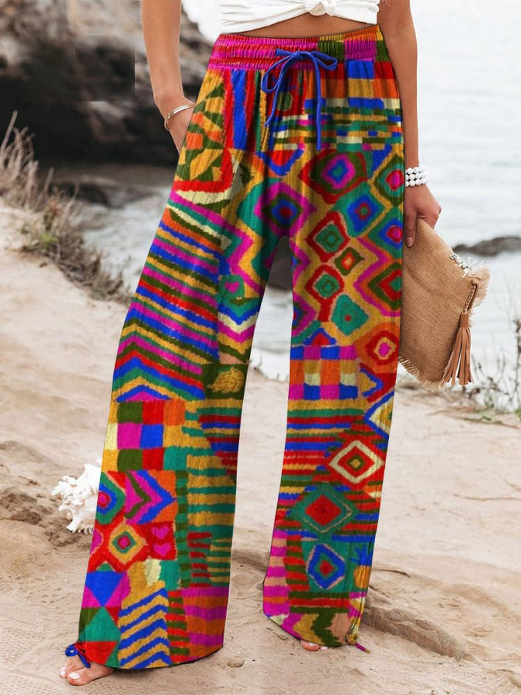 Casual Wide Leg Sports Trousers - cas7m
