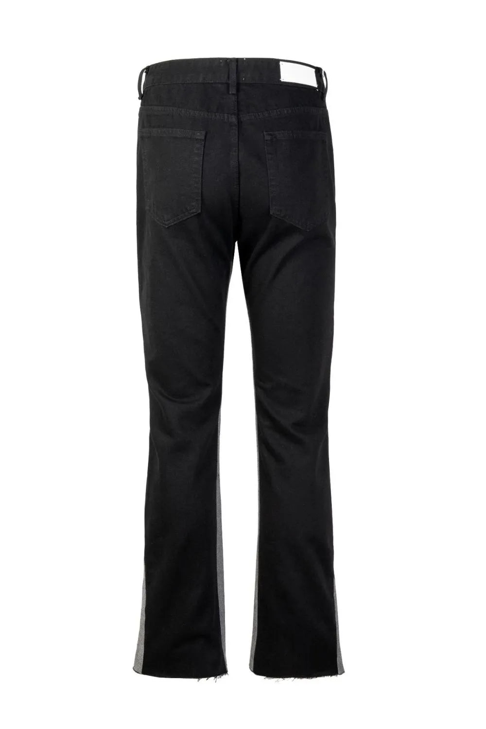Men's Contrast Bootcut Jeans - cas7m