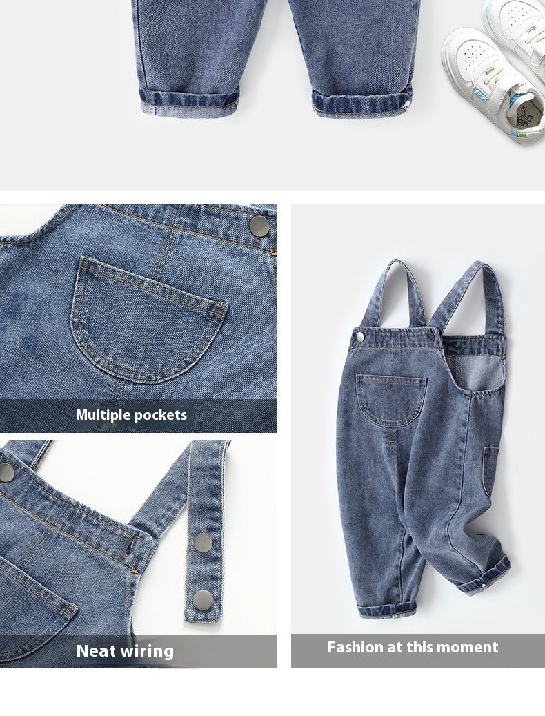 Clothes Fashionable Fashionable Baby Boys' Cute Trousers Spring Korean Style - cas7m