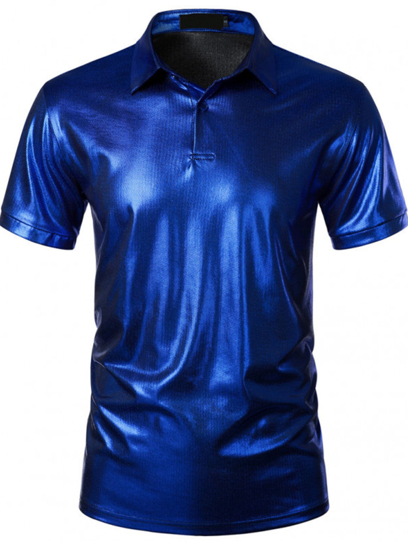 Men's Collared Neck Short Sleeve Polo - cas7m