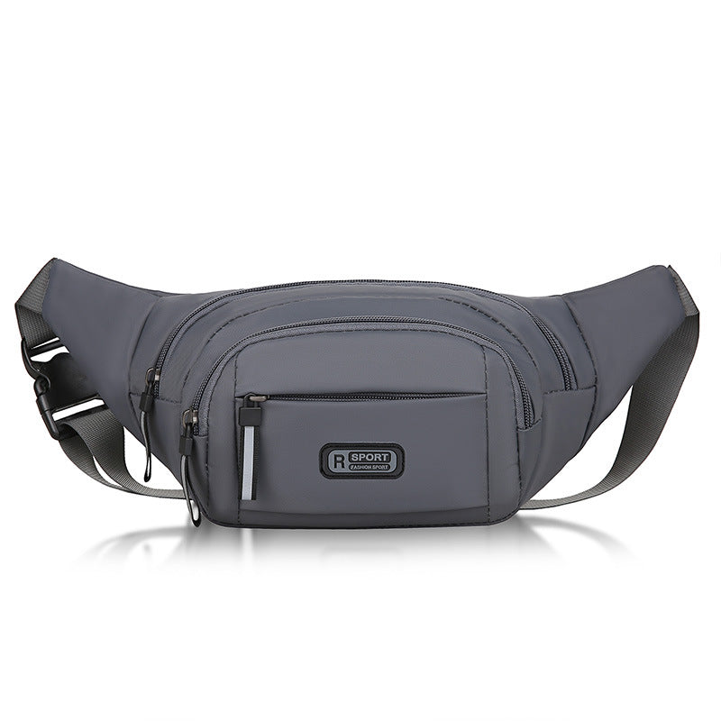 Men's Multifunctional Waist Bag Wear-resistant Waterproof Crossbody Bags - cas7m