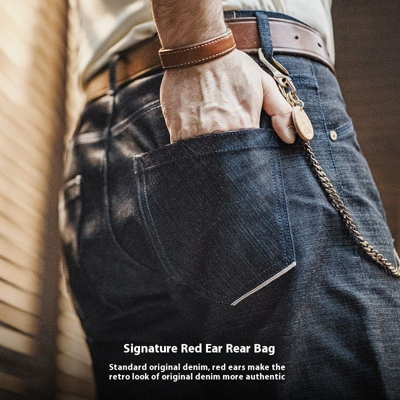 Workwear Retro Jeans Straight Men - cas7m