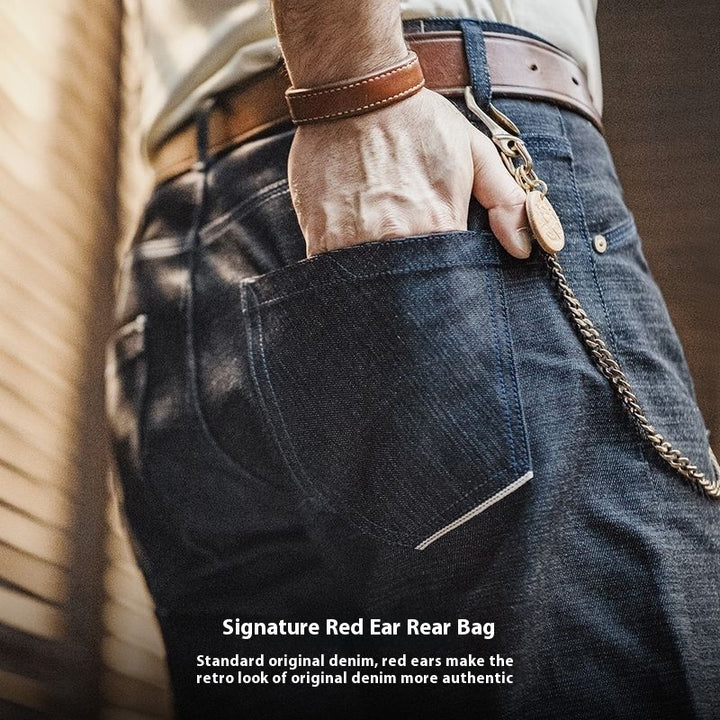 Workwear Retro Jeans Straight Men - cas7m