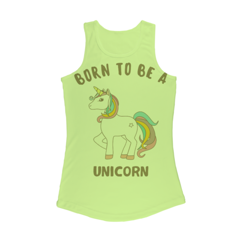Born to be a unicorn Women Performance Tank Top - cas7m