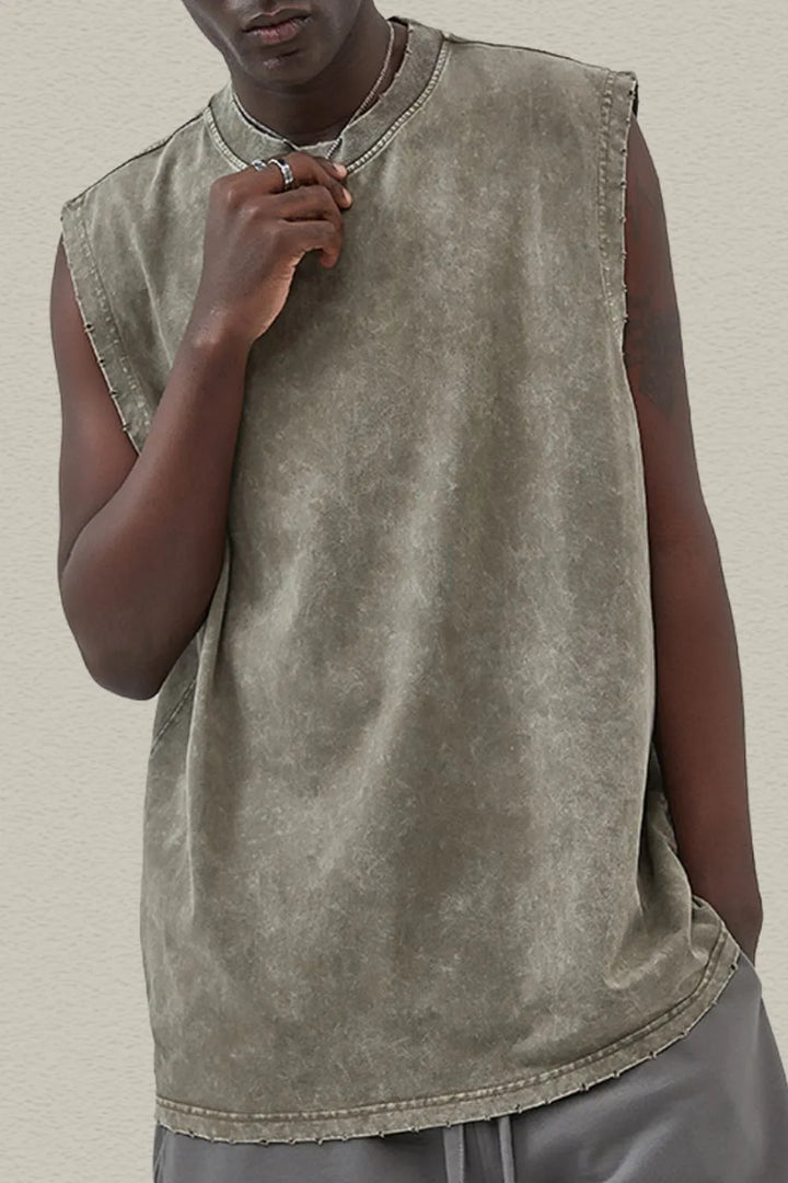 Men's Round Neck Tank - cas7m