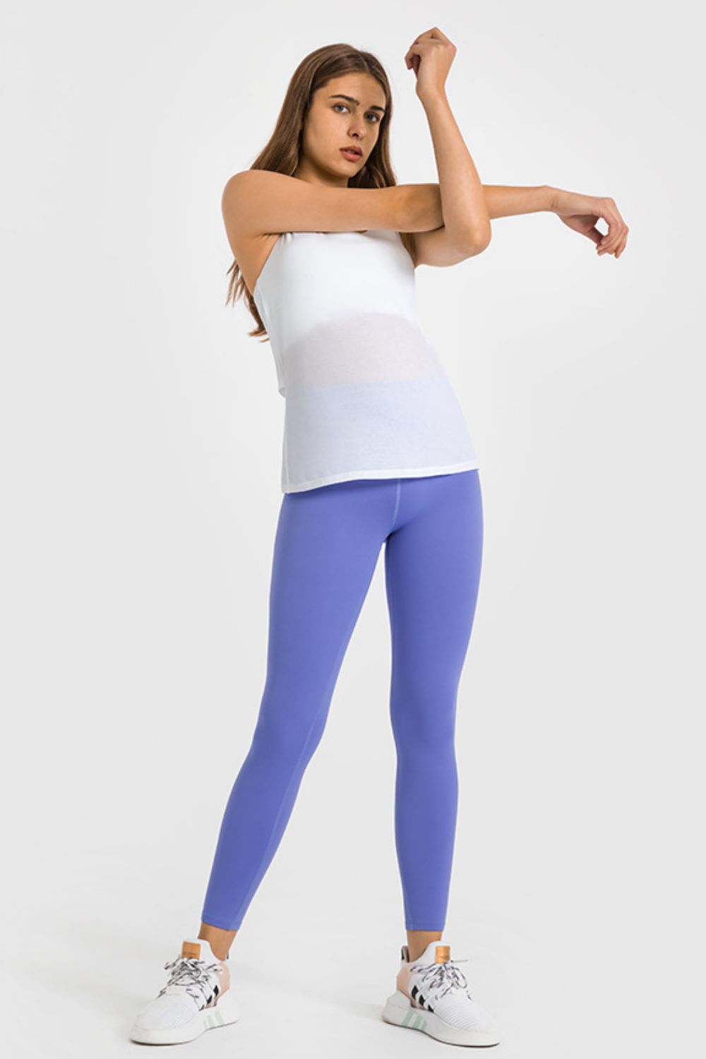 Millennia High Waist Ankle-Length Yoga Leggings - cas7m
