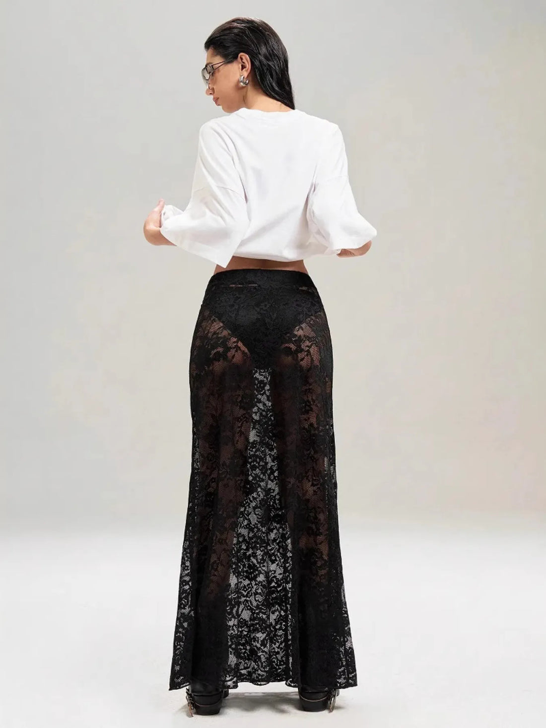 Lace Maxi Skirt - cas7m