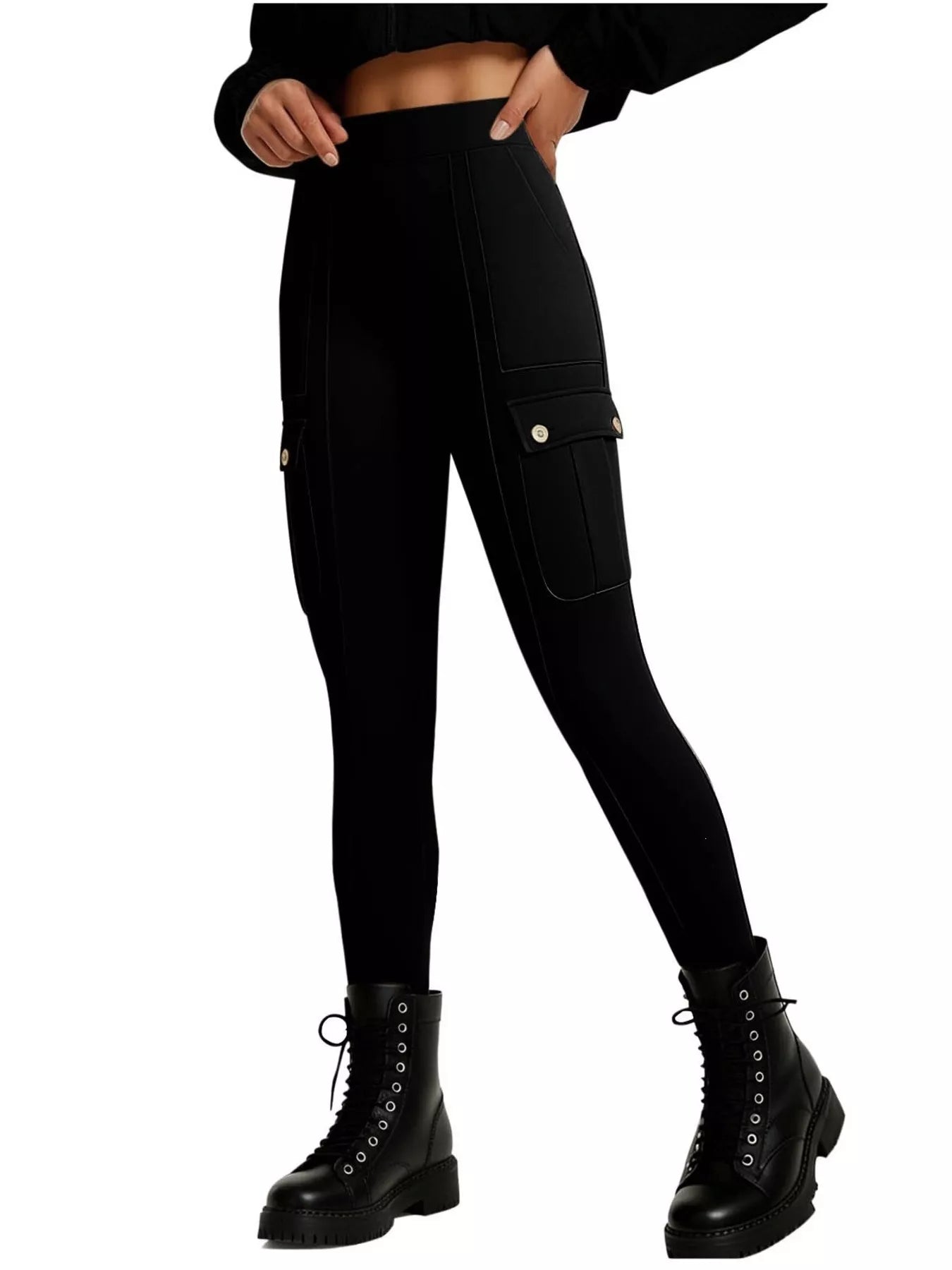 High Waist Active Pants - cas7m