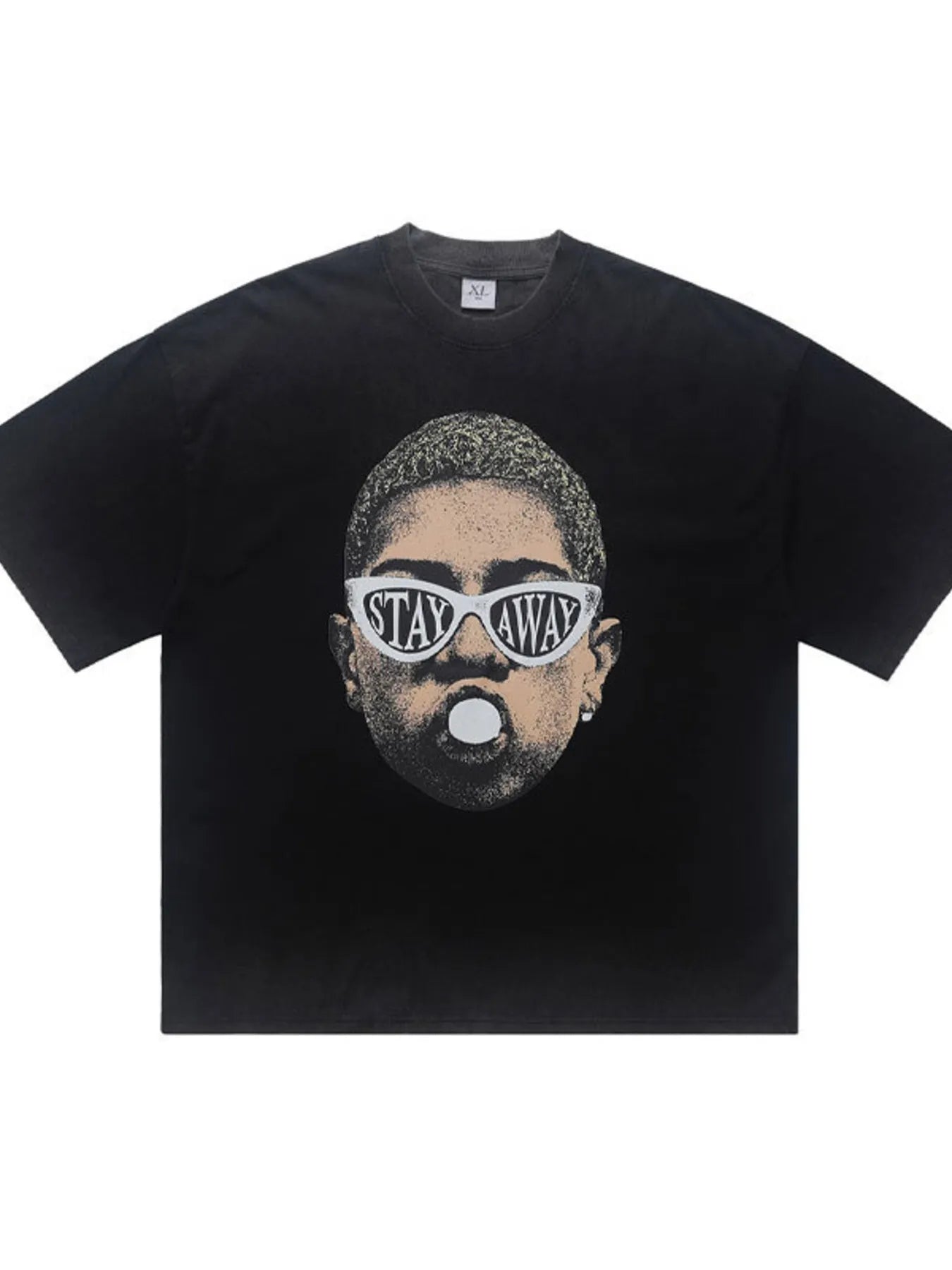 Men's Graphic Short Sleeve Oversized T-Shirt - cas7m