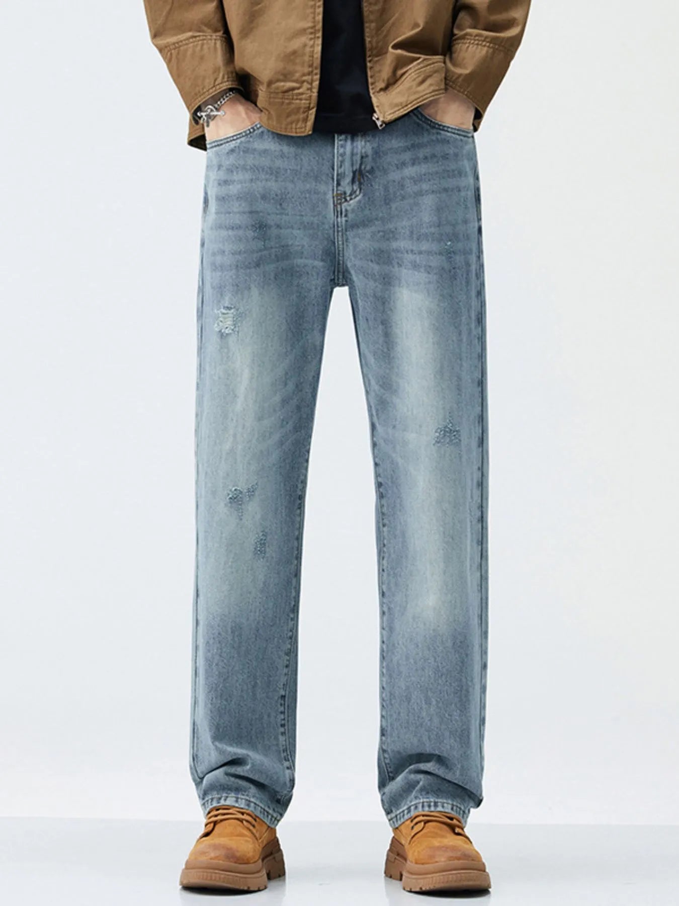 Men's Wide Leg Jeans - cas7m