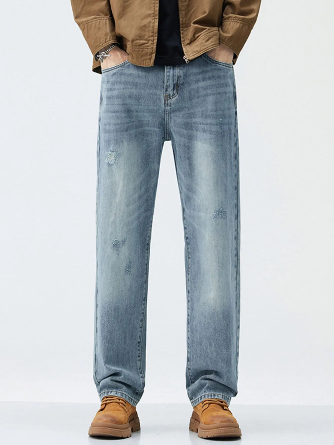 Men's Wide Leg Jeans - cas7m