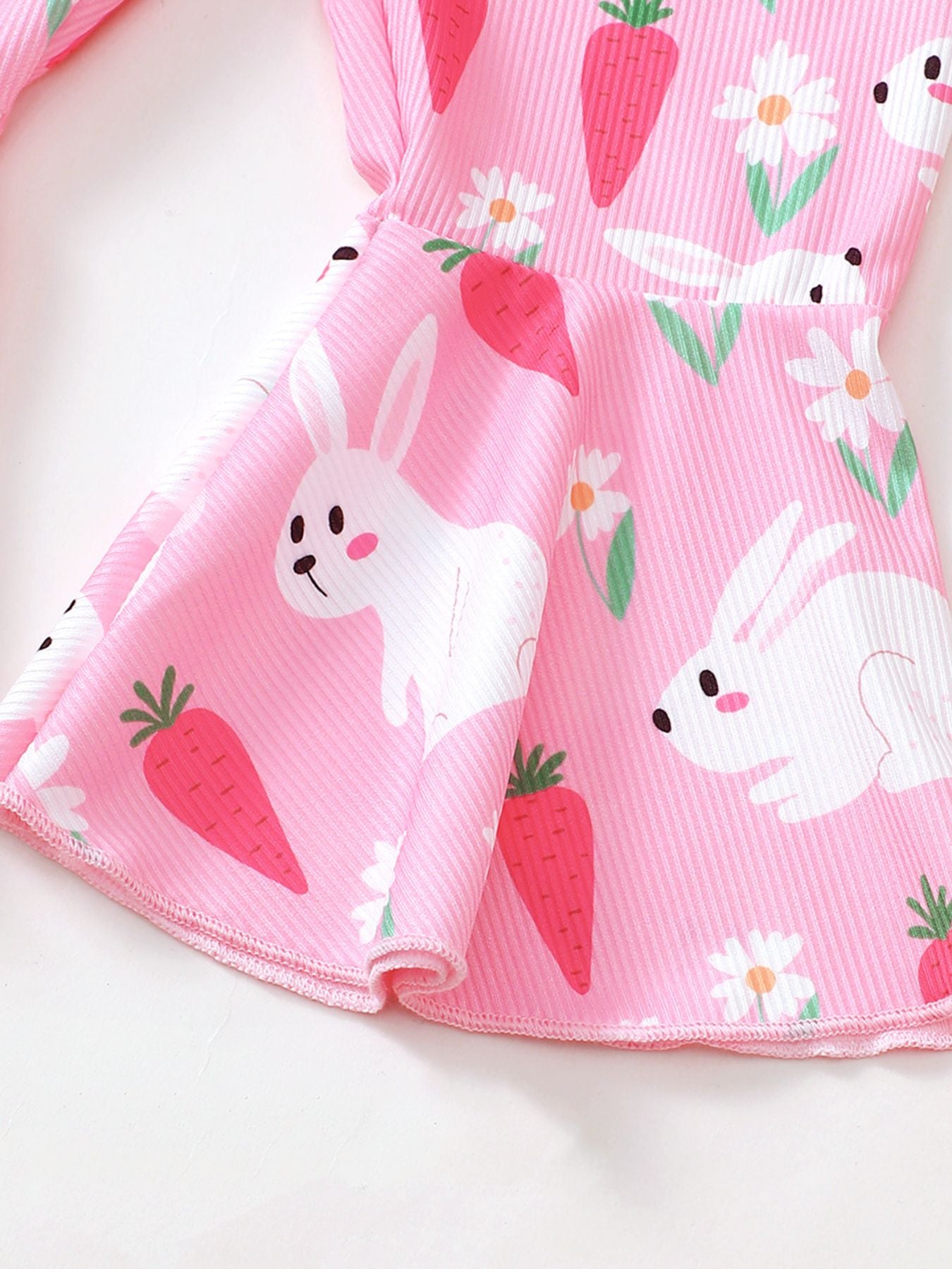 Children's Printed Flare Overalls - cas7m