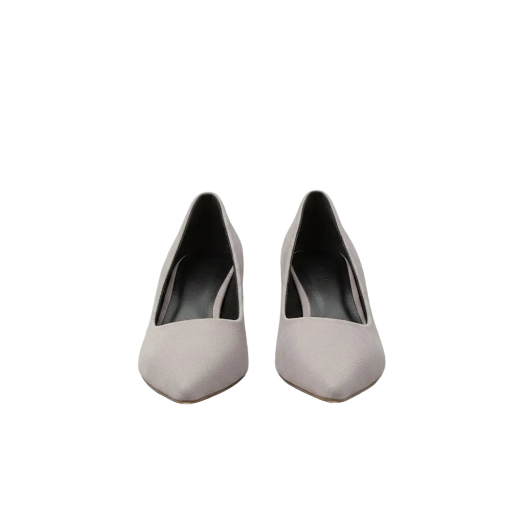 Comfortable Suede Pointed Toe High Heels for Work