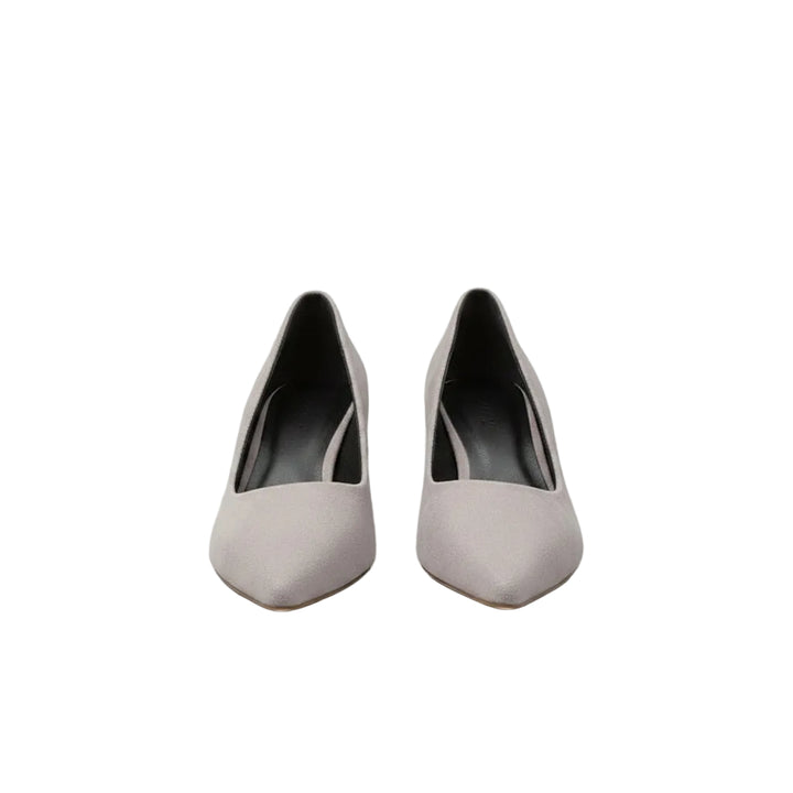 Comfortable Suede Pointed Toe High Heels for Work