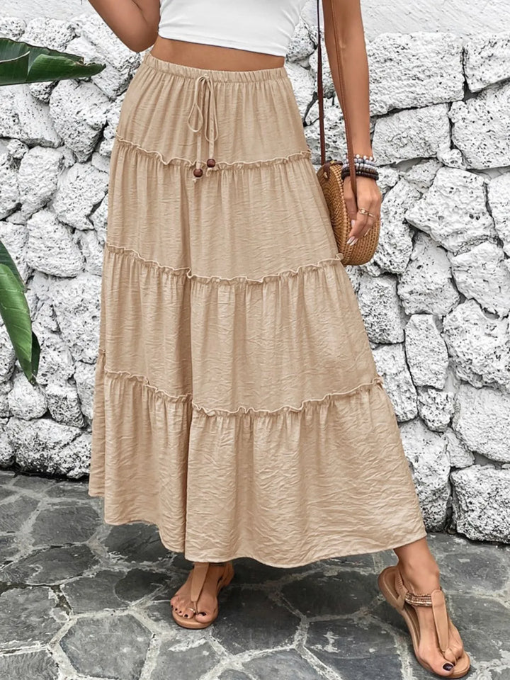 Frill Tiered Skirt - cas7m