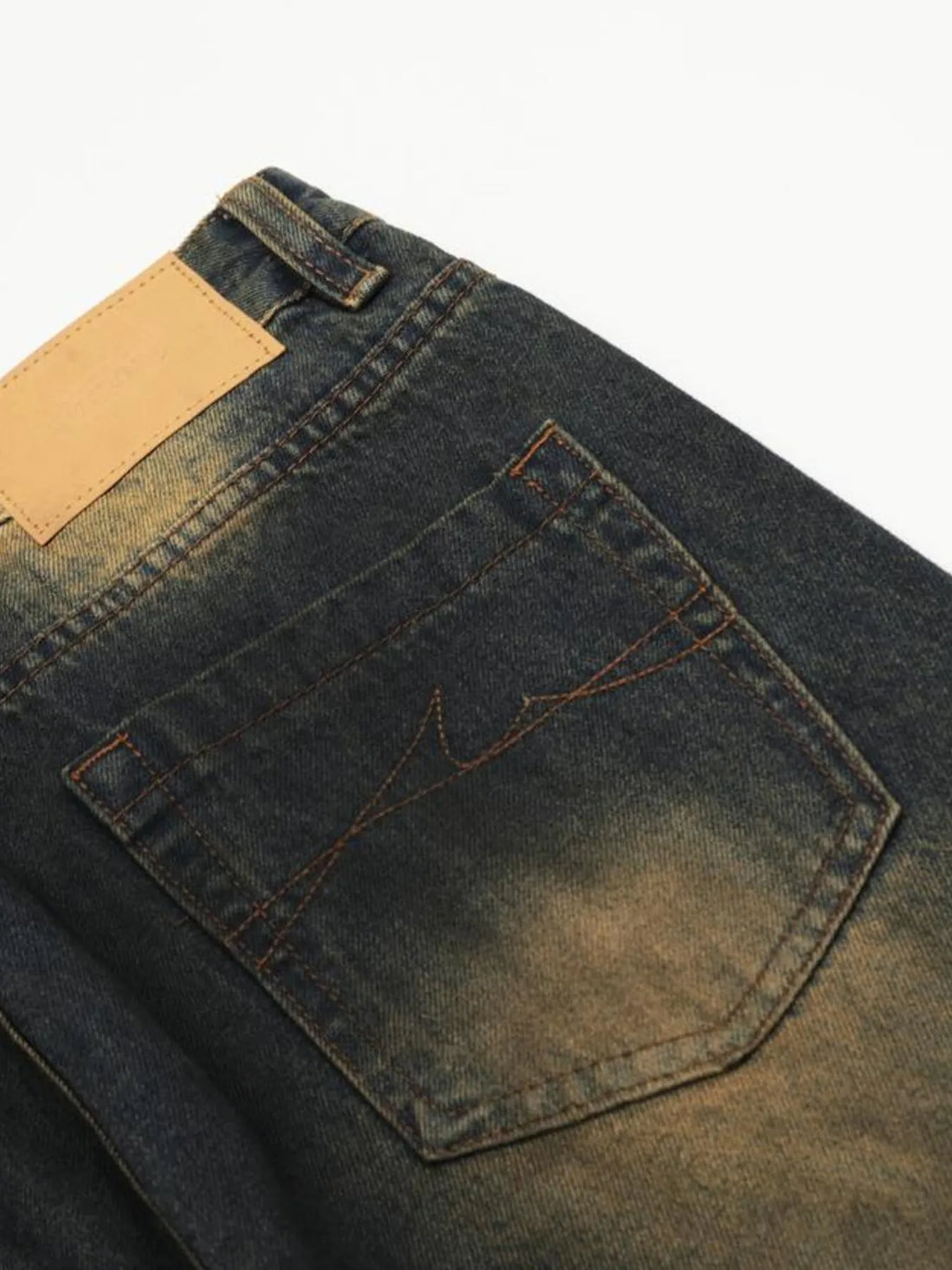Men's Washed Flare Jeans - cas7m