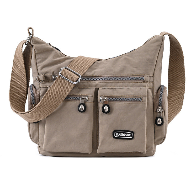 Retro European Nylon Messenger Bag - Stylish Colors & Versatile Use - cas7m