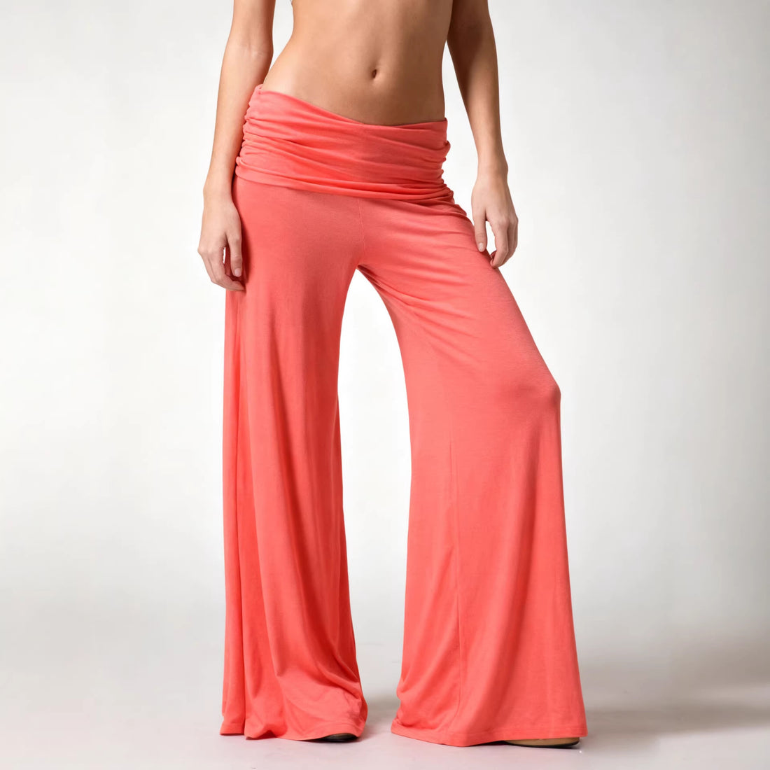 Best-selling Wide-leg Casual Loose-fitting Solid-color Pants That Go With Everything - cas7m