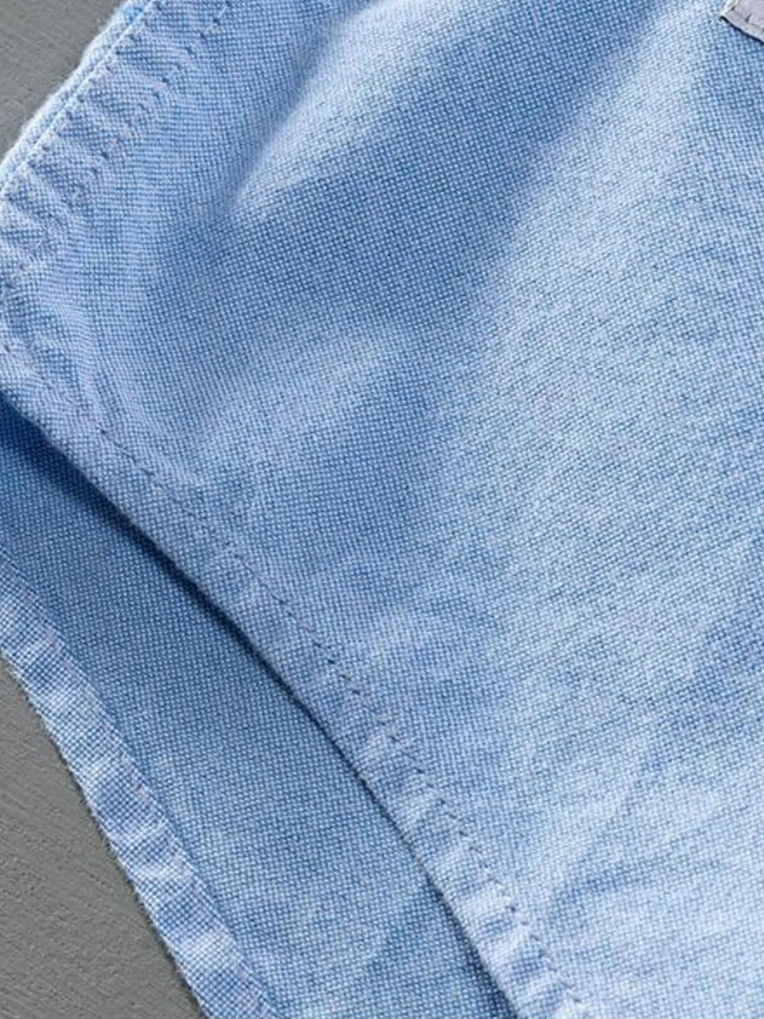 Men's Plus Size Button Up Long Sleeve Shirt - cas7m