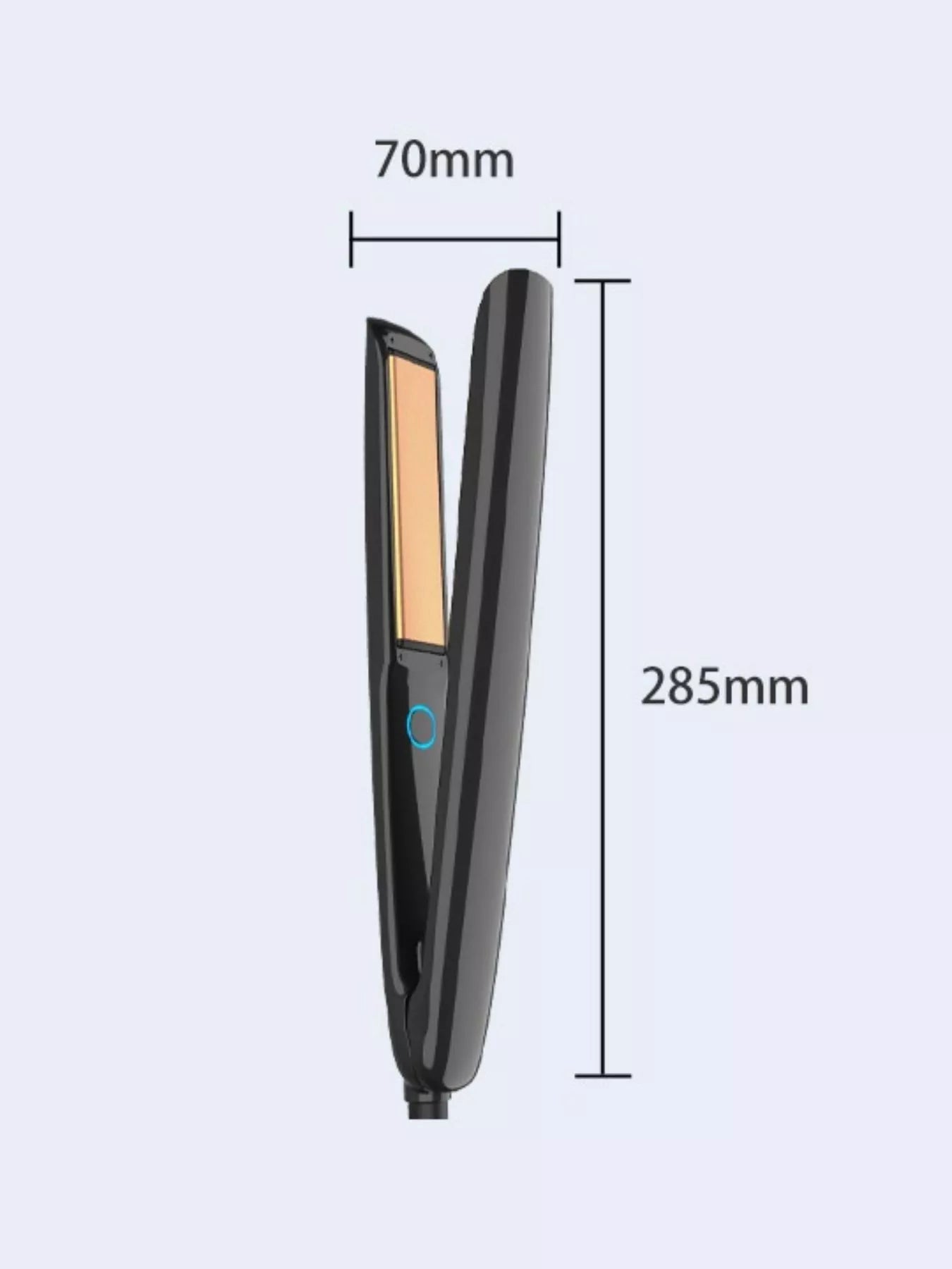 RapidHeat Pro Salon-Quality Hair Straightener – Safe & Chic Styling - cas7m