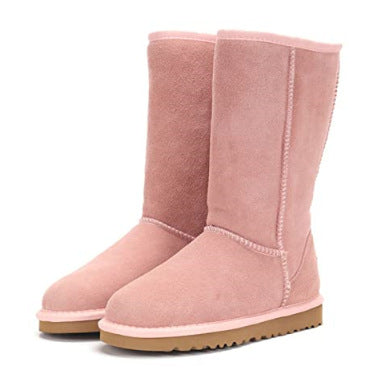 New Faux Sheepskin Knee-High Women's Boots