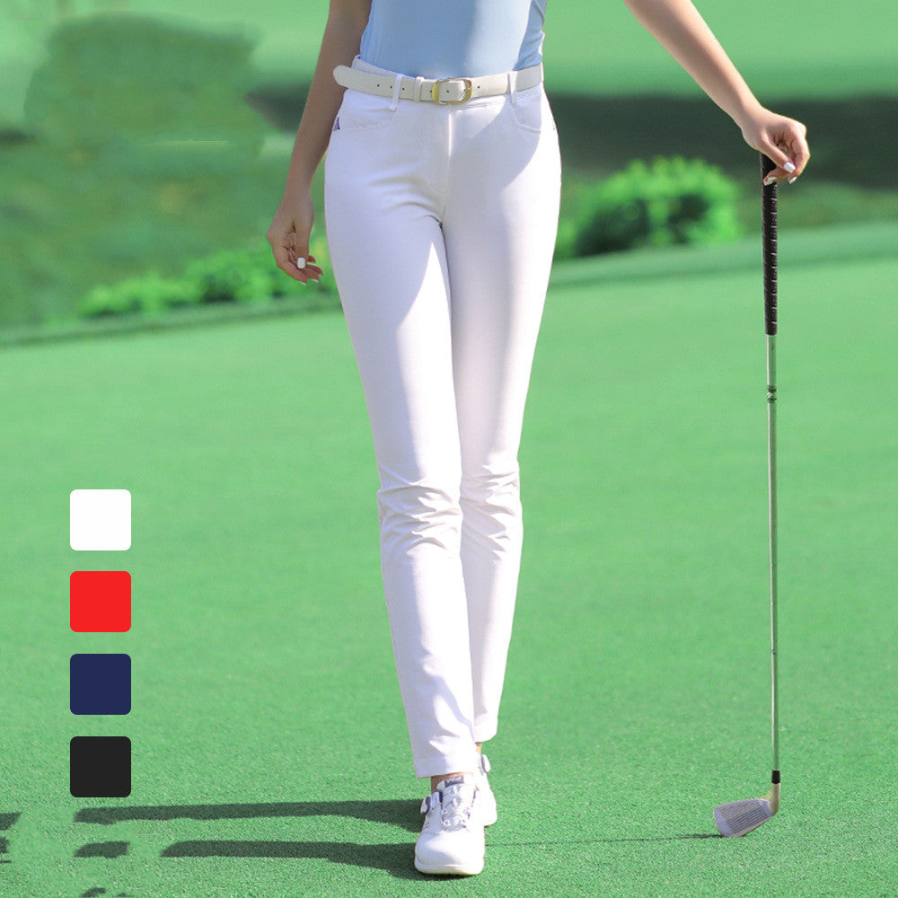 Women's Golf Pants Slim Fit Trousers - cas7m