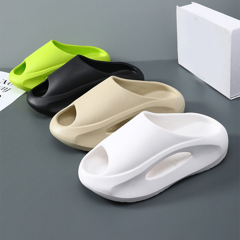 Ins Slippers Women Men Peep Toe Slipper Summer Hollow Unisex Sports Beach Shoes - cas7m