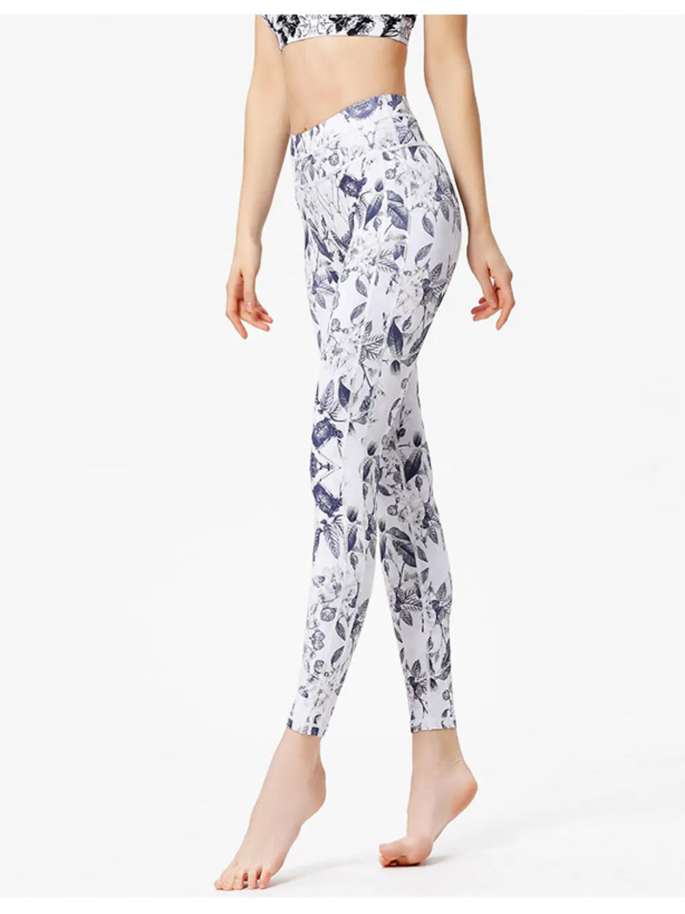Ultra-Stretch Basic Yoga Pants - Polyester Spandex Blend - cas7m