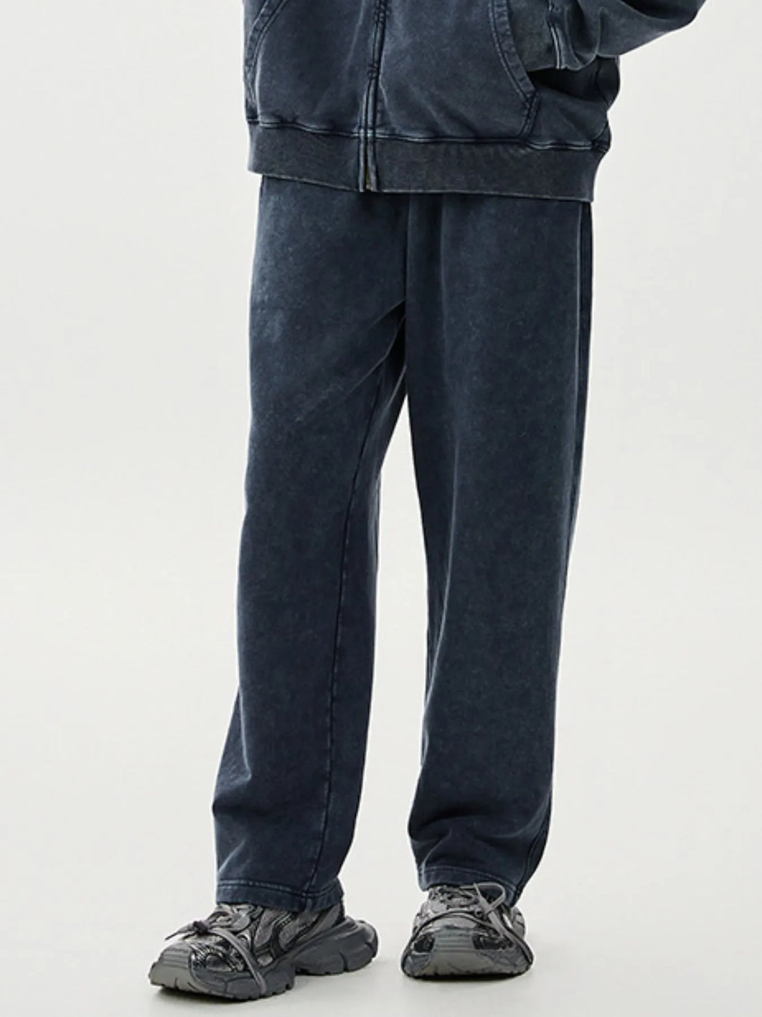 Men's Washed Relaxed Fit Sweatpants - cas7m