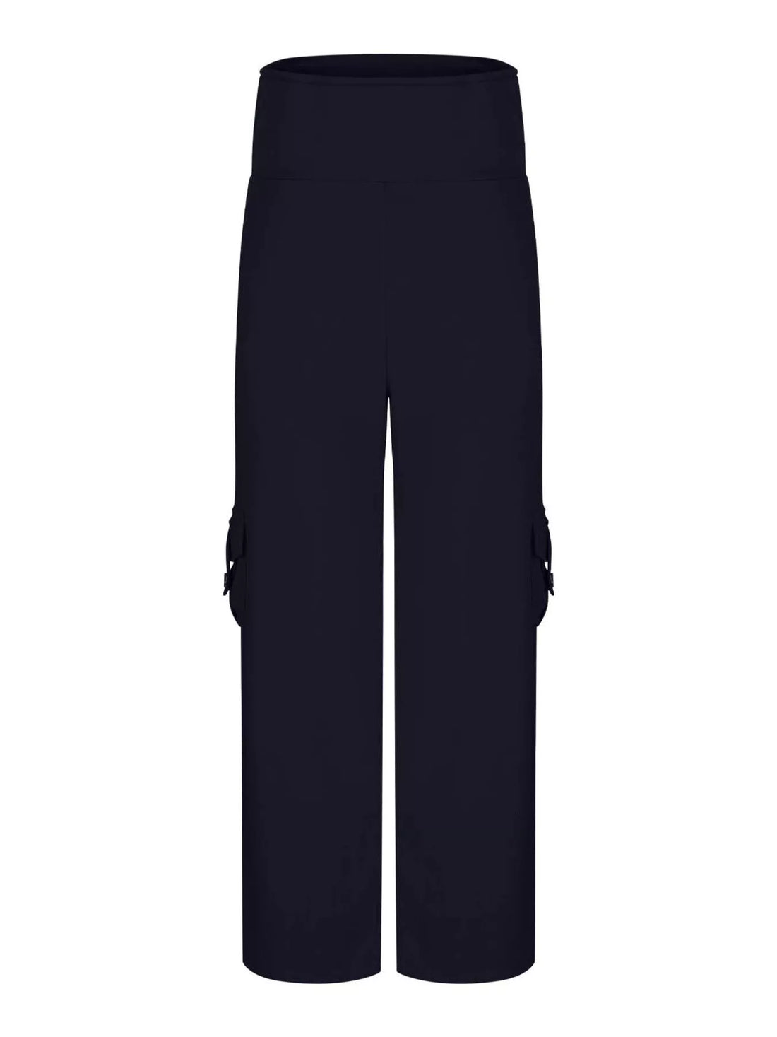 High-Waisted Yoga Pants with Pockets - cas7m