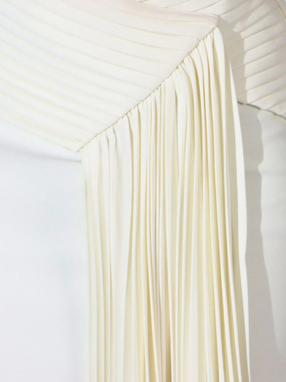 Single Shoulder Pleated Dress - cas7m