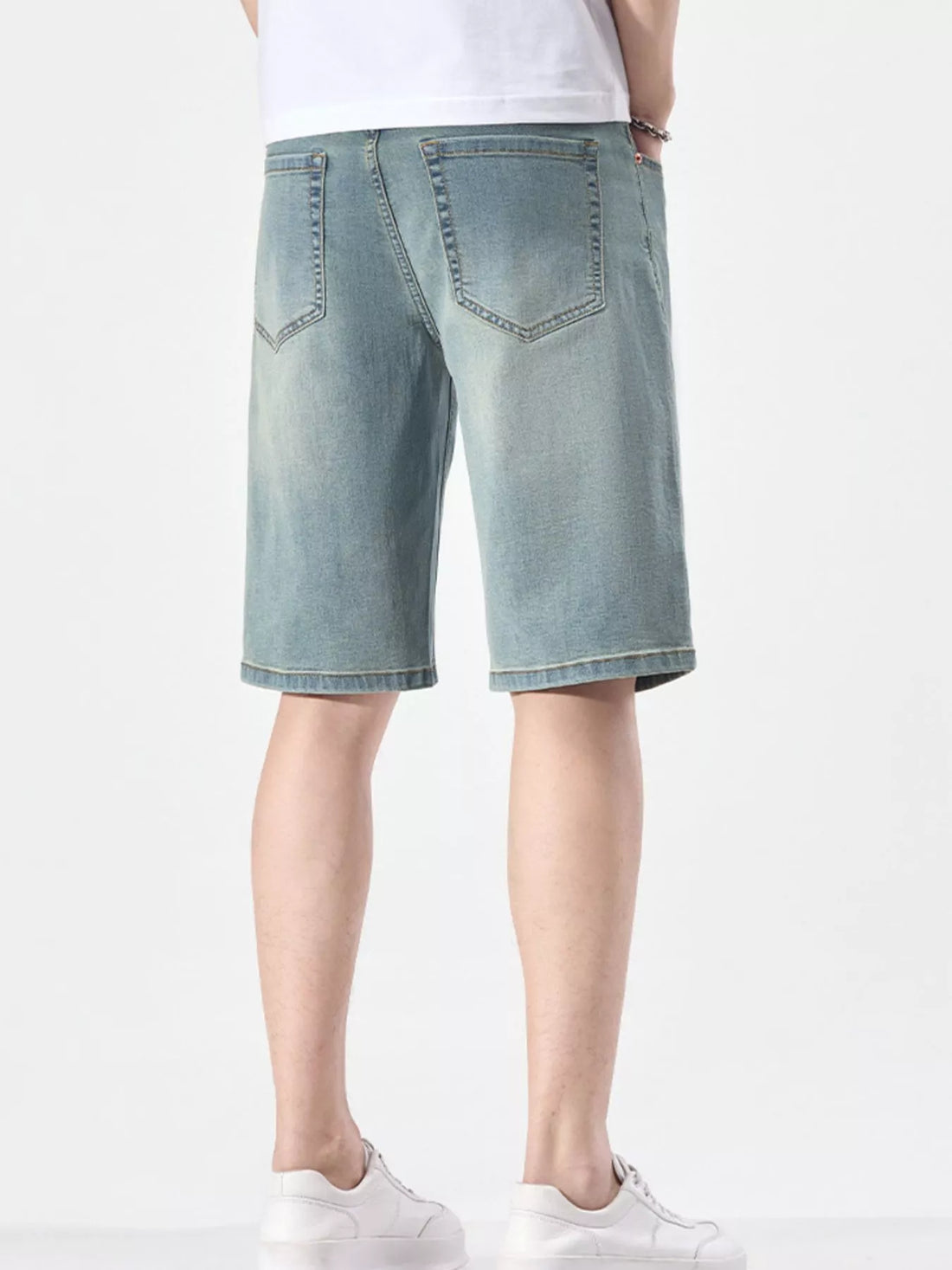 Men's Wash Casual Denim Shorts - cas7m