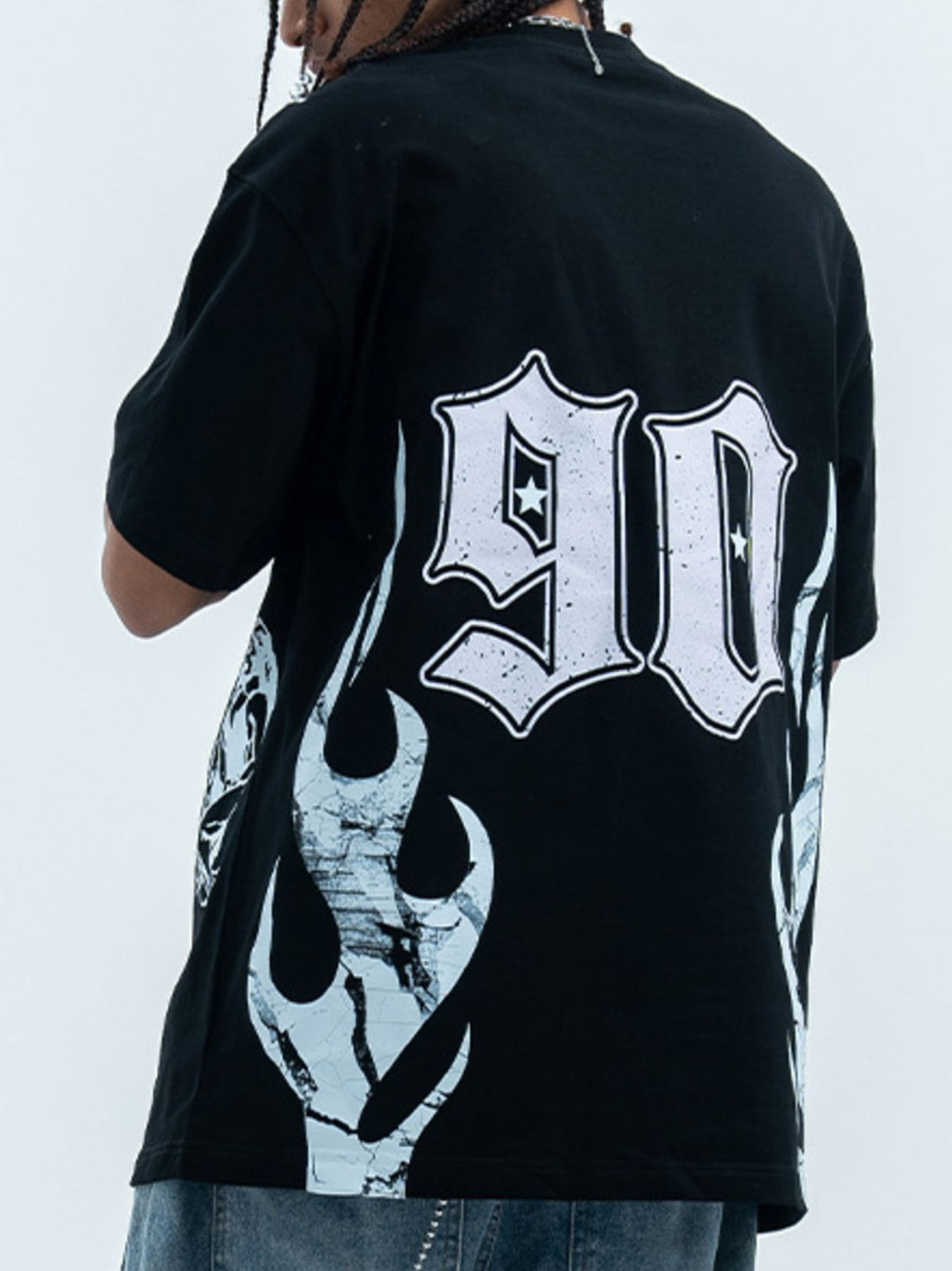 Men's Graphic Round Neck T-Shirt - cas7m