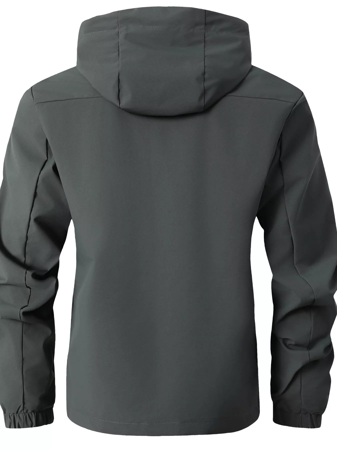 Men's Plus Size Hooded Outdoor Windproof Jacket - cas7m