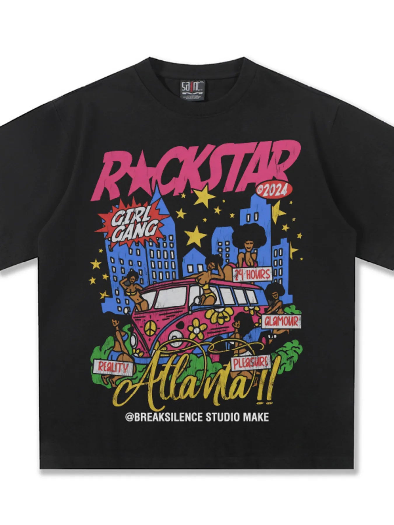 Men's Rockstar Graphic Short Sleeve T-Shirt - cas7m
