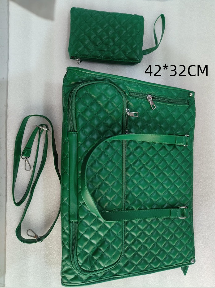 Fashionable Lunch Tote Bag Women's Thermal Insulation Lunch Box Leak-proof Crossbody Computer Storage Bag Quilted Large Capacity Handbag With Purse - cas7m