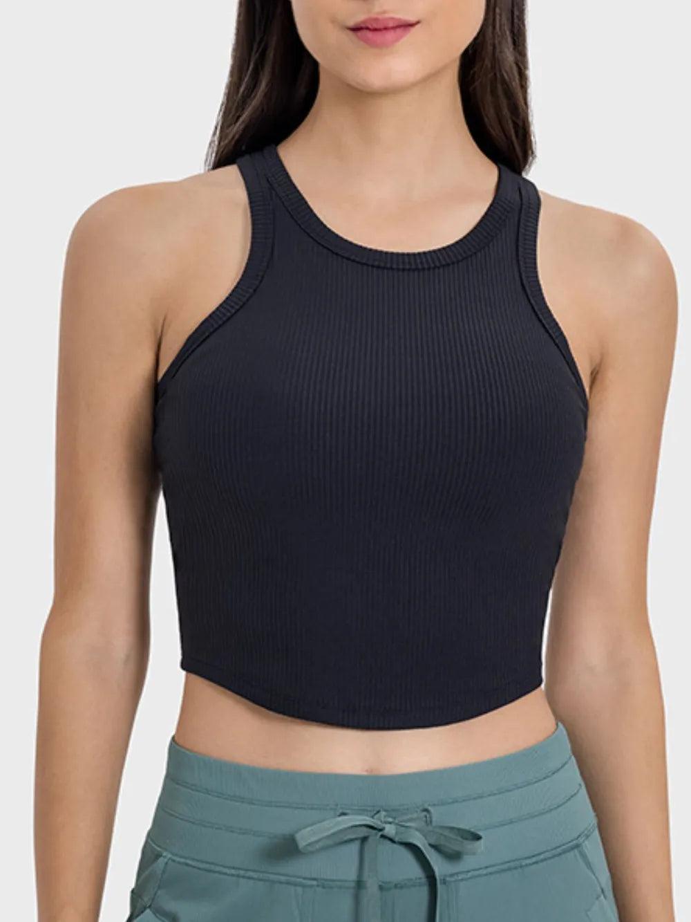 Millennia Round Neck Racerback Active Tank - cas7m