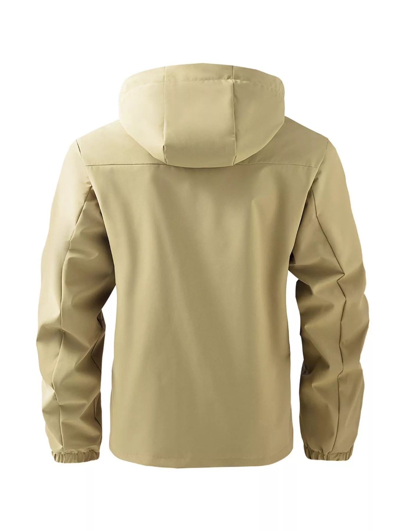 Men's Plus Size Hooded Outdoor Windproof Jacket - cas7m
