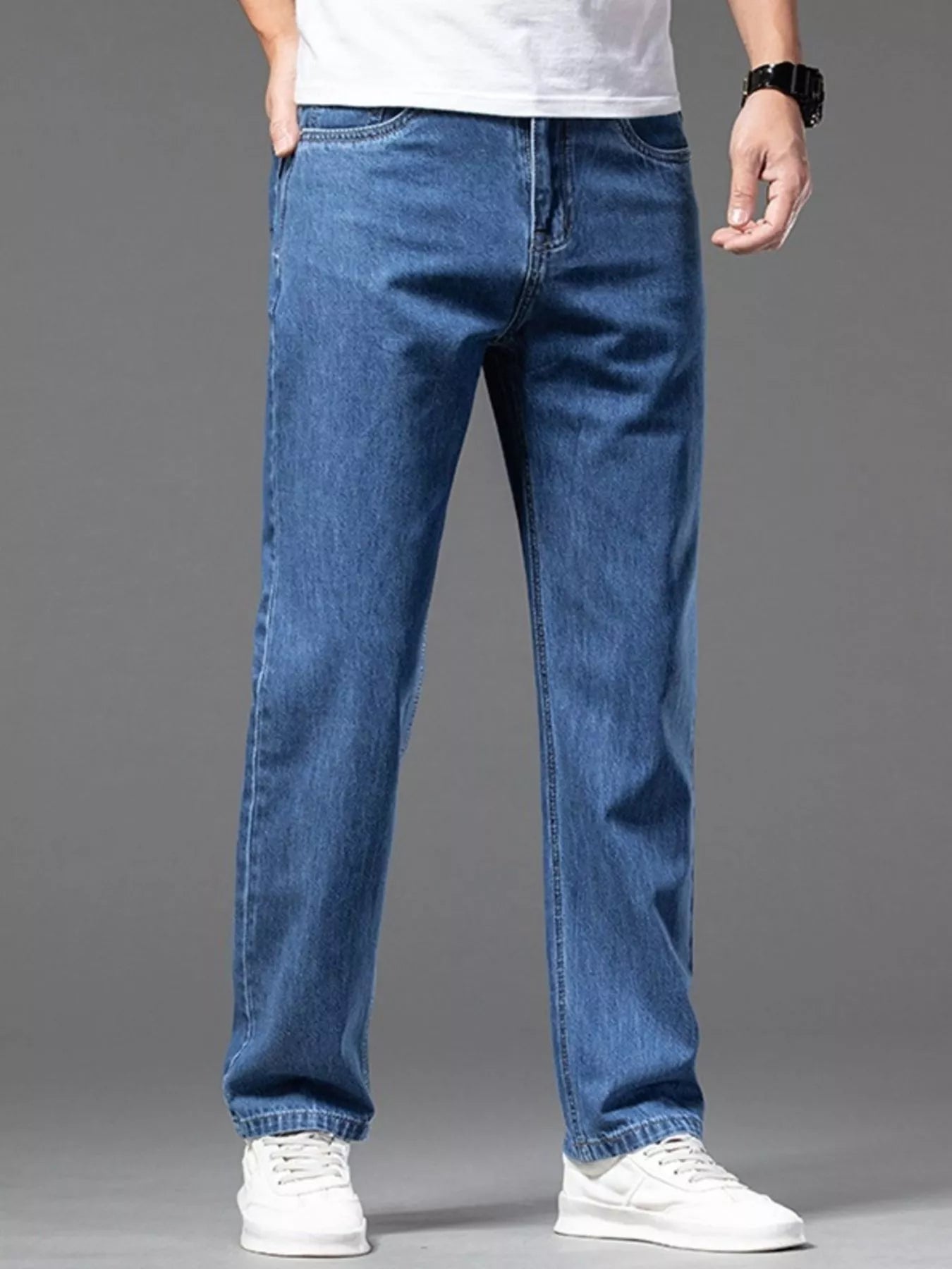 Men's Straight-Leg Jeans - cas7m