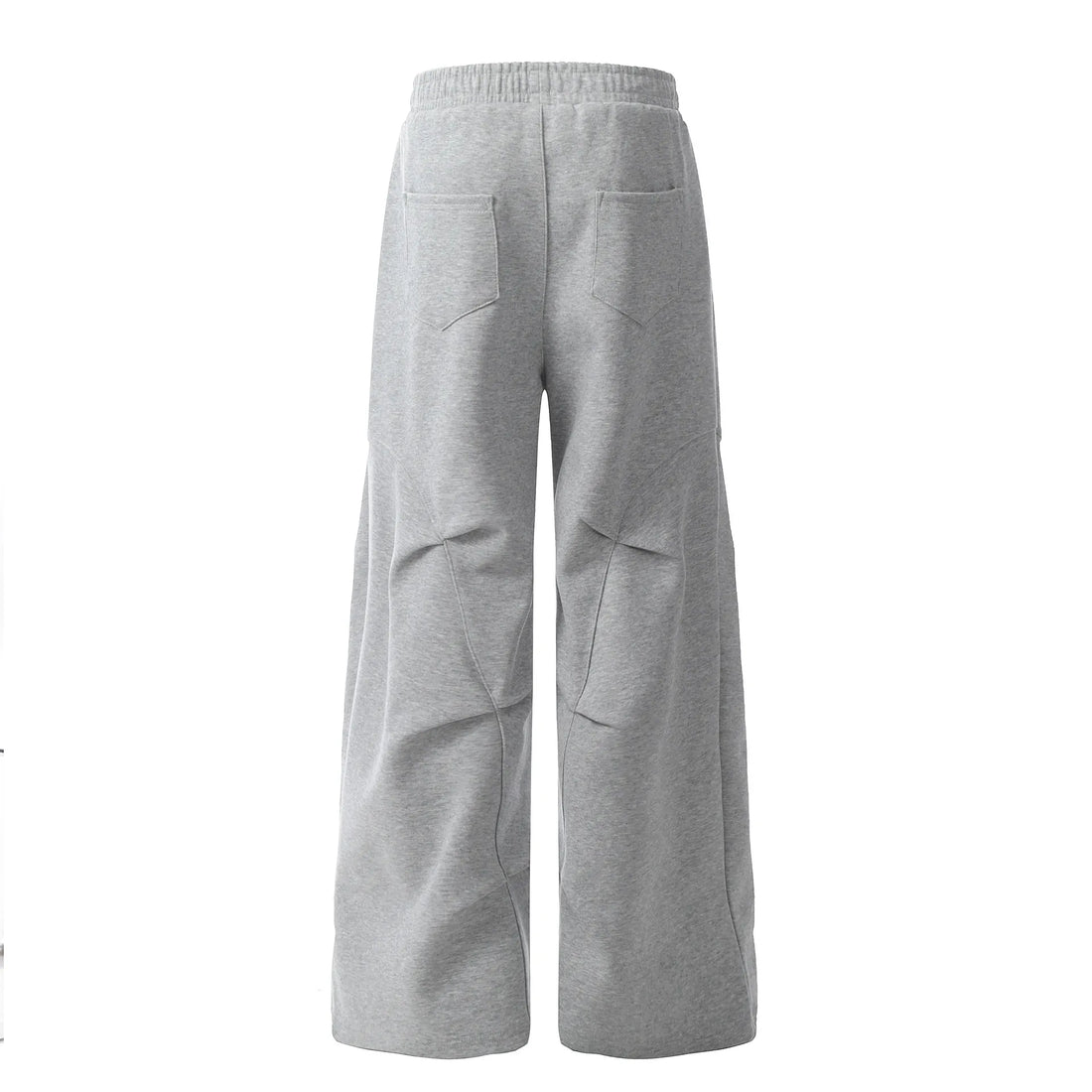 Men's Elastic Waist Wide Leg Sweatpants - cas7m