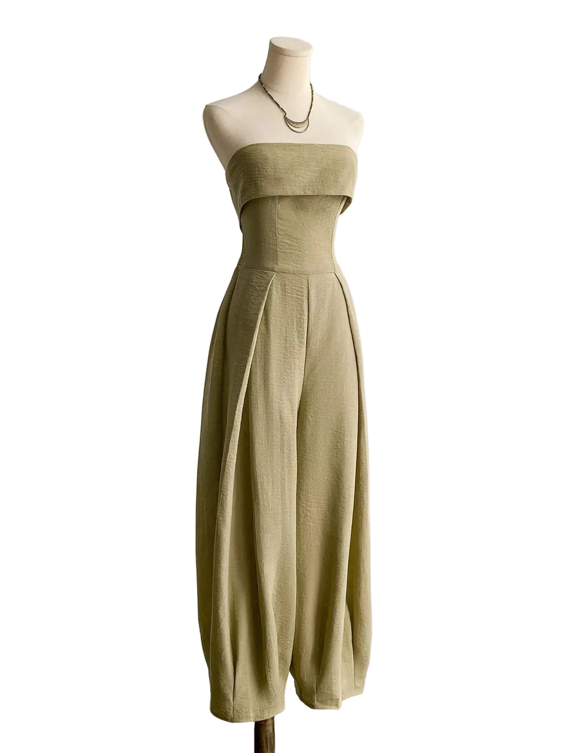 Wide Leg Tube Jumpsuit - cas7m