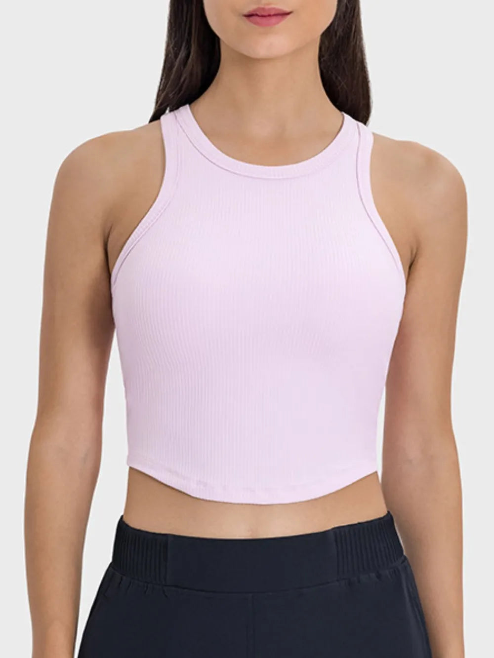 Millennia Round Neck Racerback Active Tank - cas7m