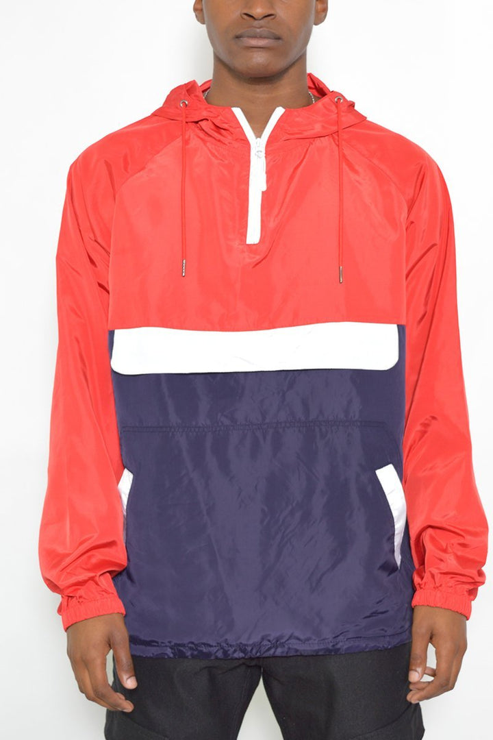 COLOR BLOCK ANORAK JACKET - cas7m