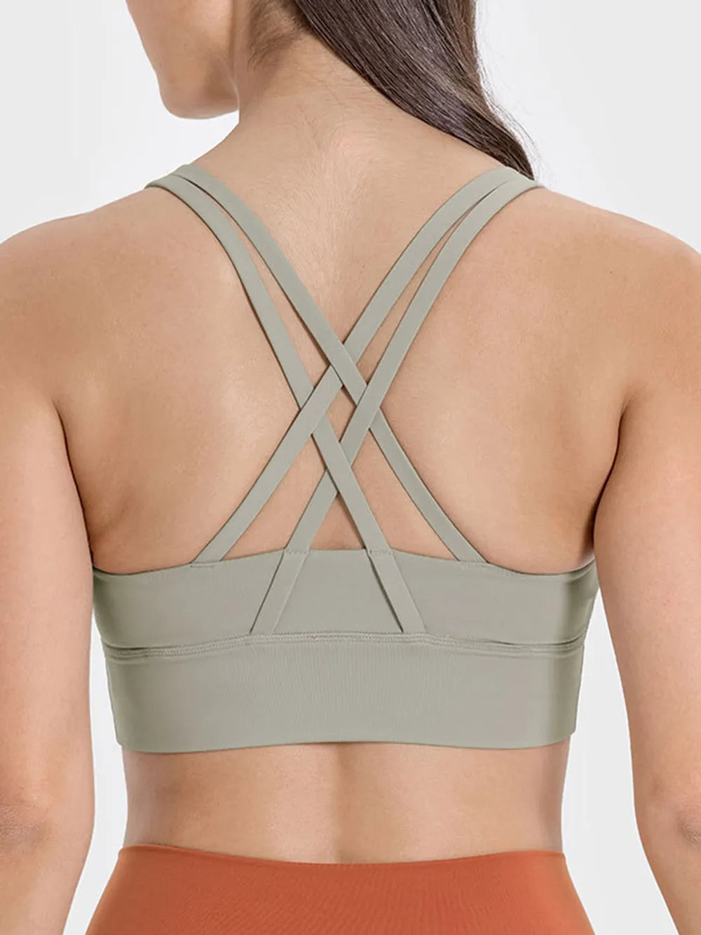 Millennia Crisscross Scoop Neck Active Tank - cas7m
