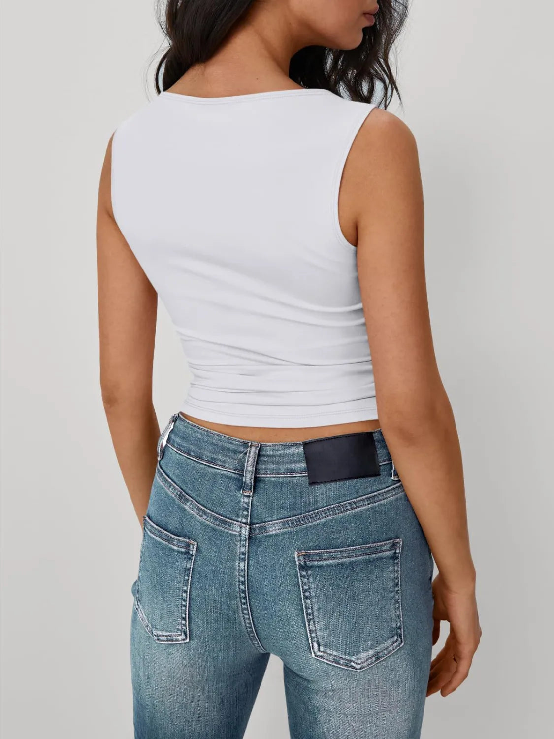 2 Piece Round Neck Tank - cas7m