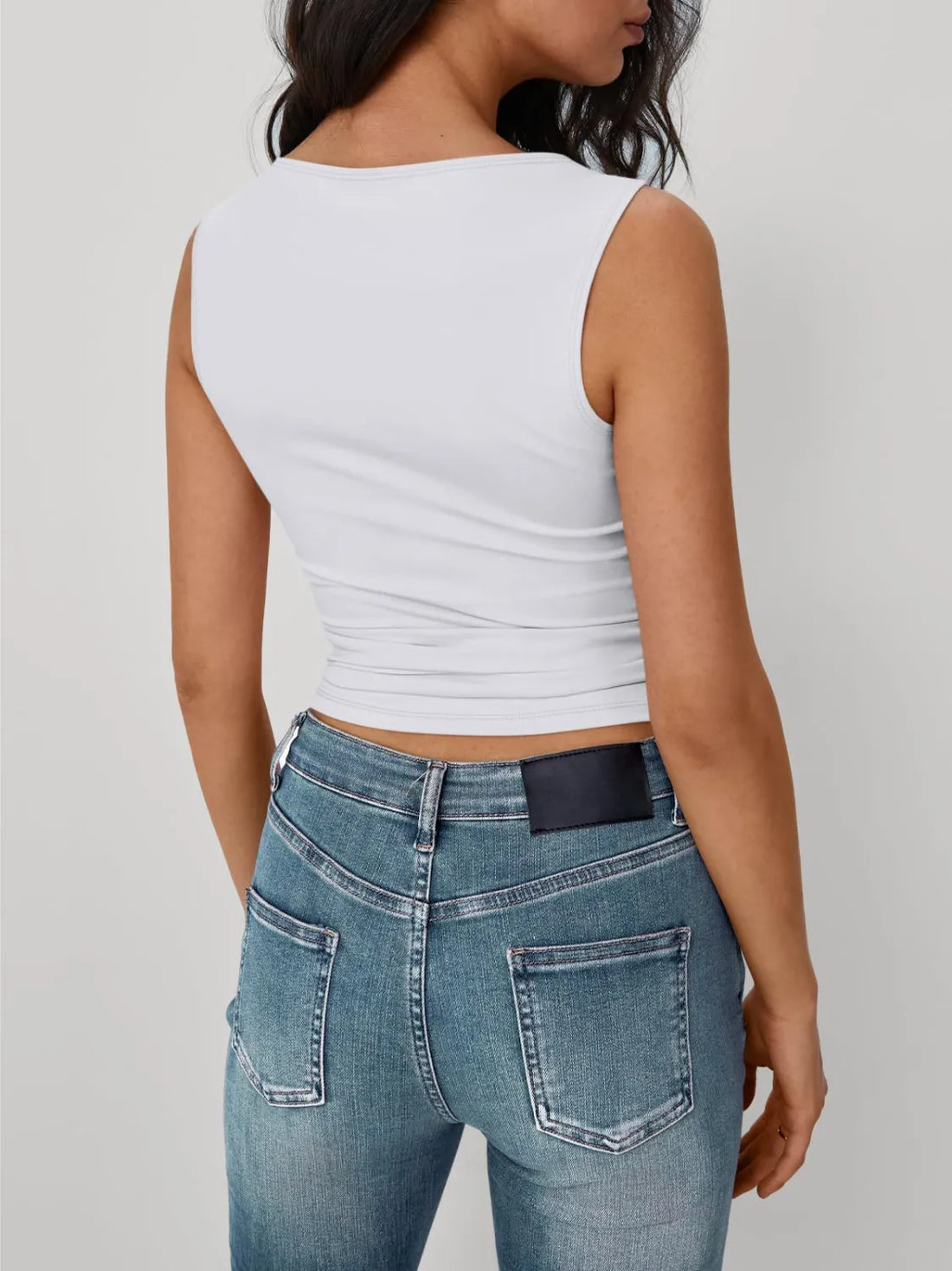 2 Piece Round Neck Tank - cas7m