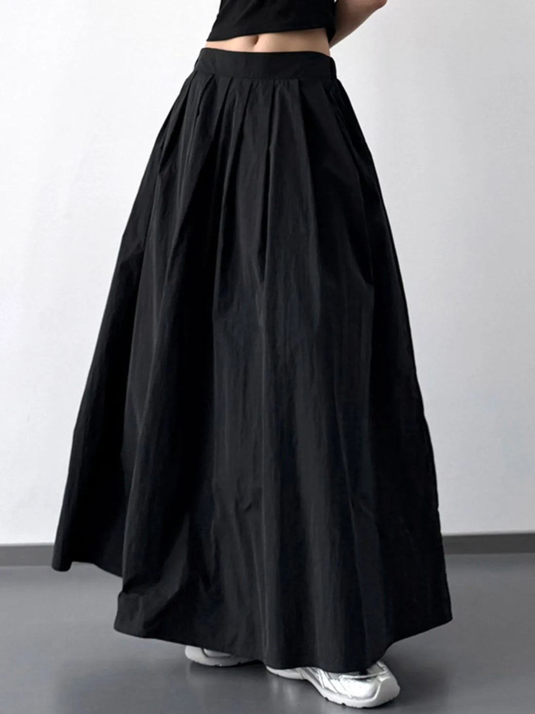 Pleated Maxi Skirt - cas7m
