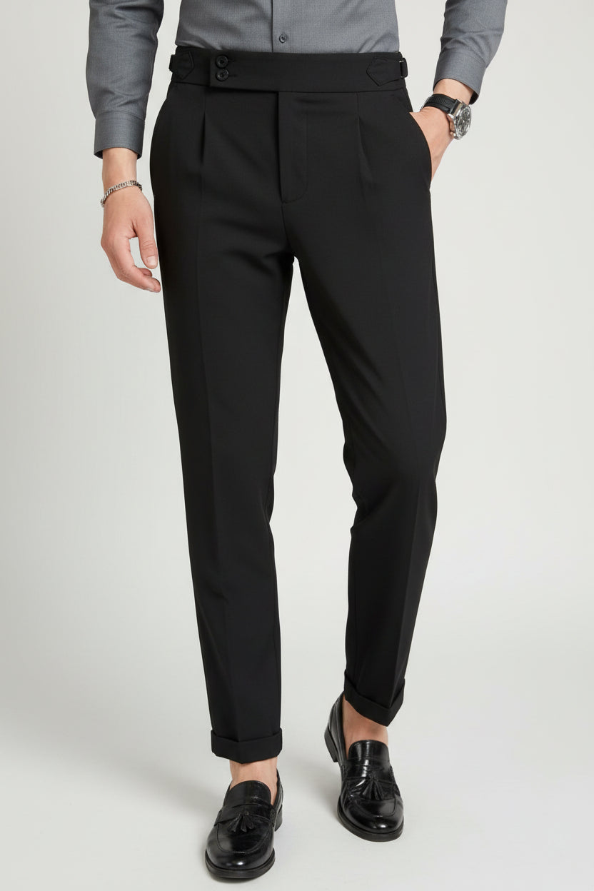 Men's Plus Size Slim Fit Ankle-Length Pants - cas7m