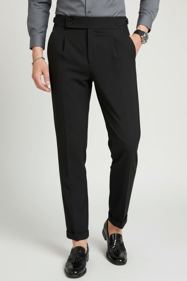 Men's Plus Size Slim Fit Ankle-Length Pants - cas7m