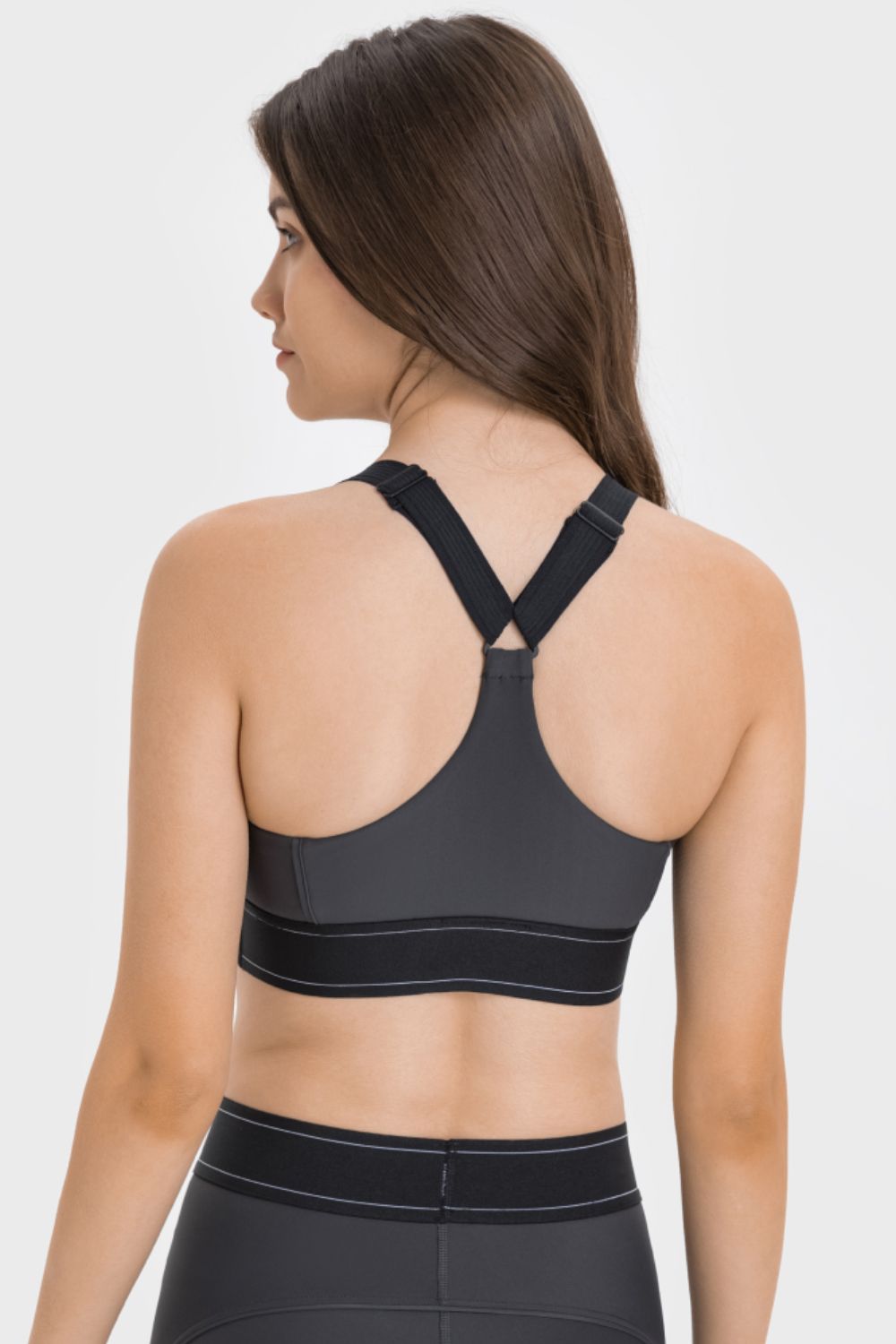 Millennia Contrast Sports Bra - cas7m